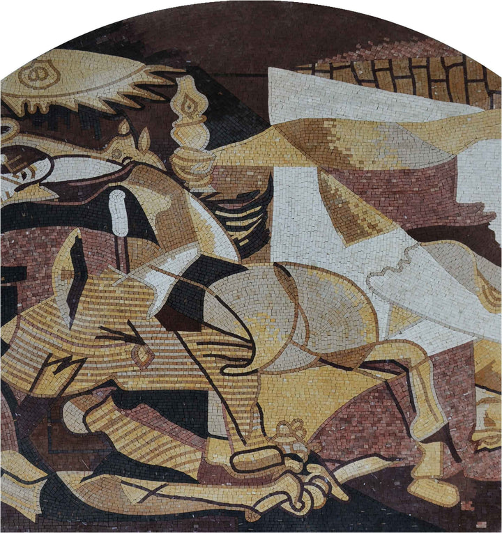 Pablo Picasso Guernica" - Mosaic Reproduction "
