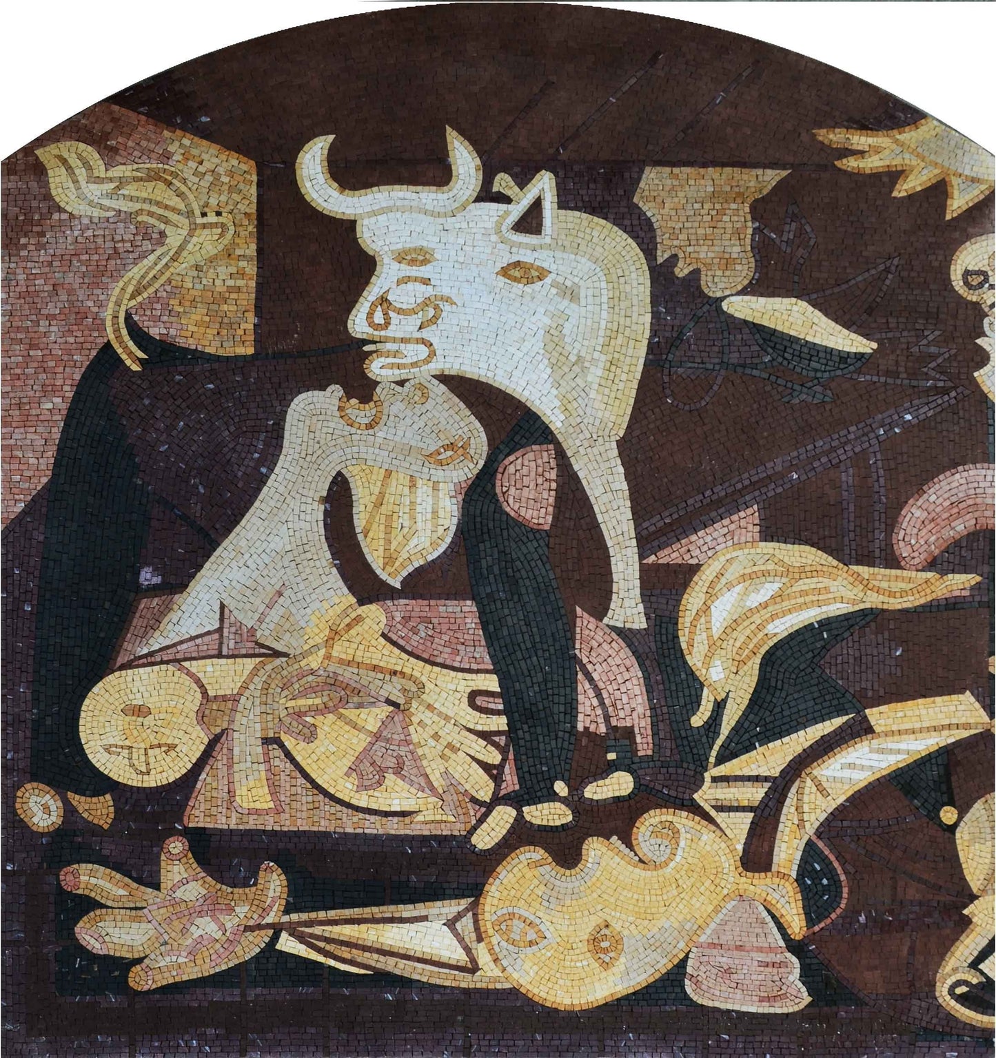 Pablo Picasso Third Guernica" - Mosaic Reproduction "
