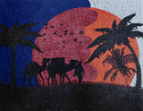 The Desert at Night Custom Mosaic Tile Art
