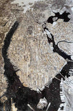 Manhattan Island Marble Mosaic Mural