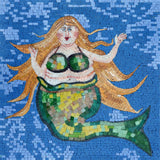 Mosaic Designs - Green Mermaid