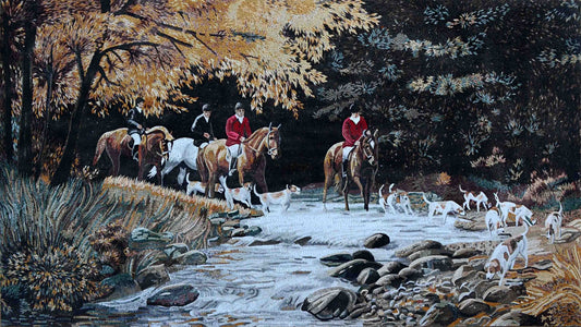 Mosaic Art - The Hunting Scene