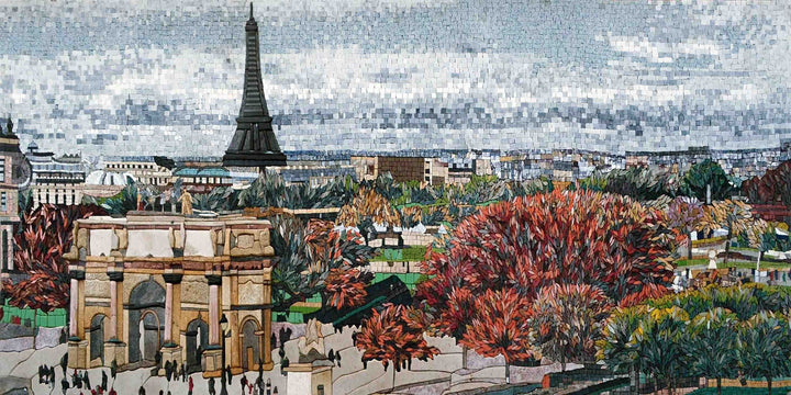 Paris - Mosaic Mural