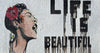 Banksy Mosaic Reproduction - Life is Beautiful