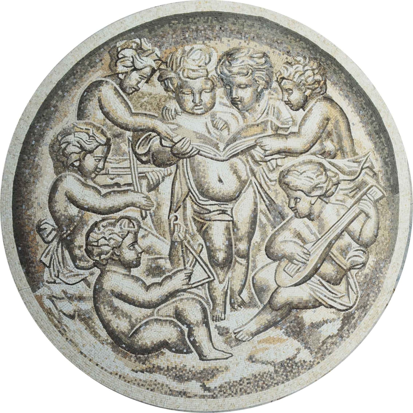 Mosaic Art - The Angels Medallion