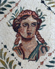 Roman Mosaic Portrait - Athena Greek Goddess