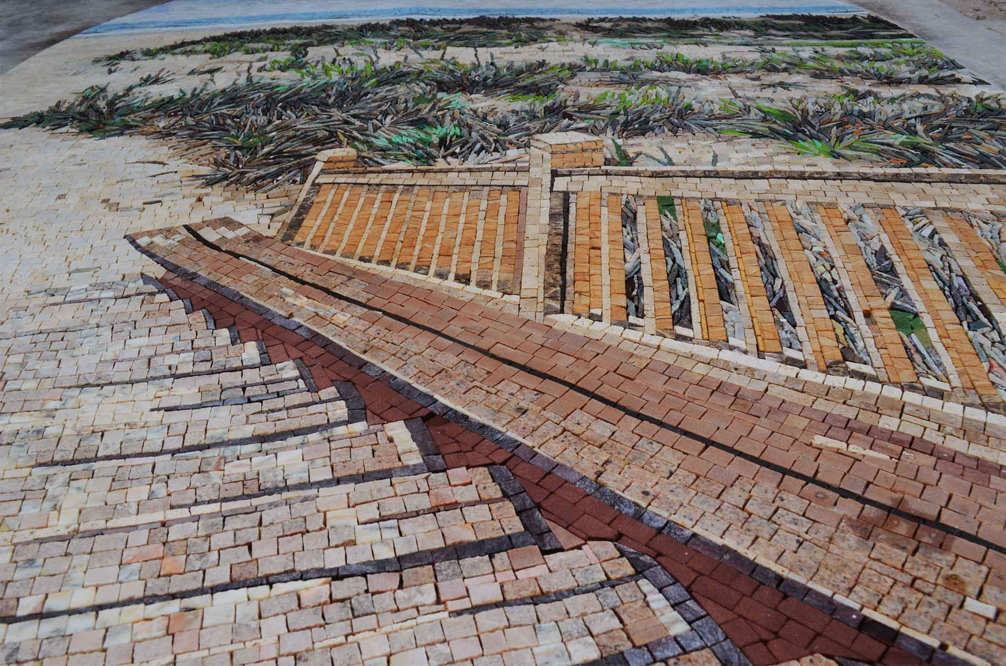 Mosaic Wall Art - The Seaside view