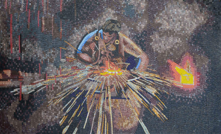Mosaic Art - Sufi Whirling