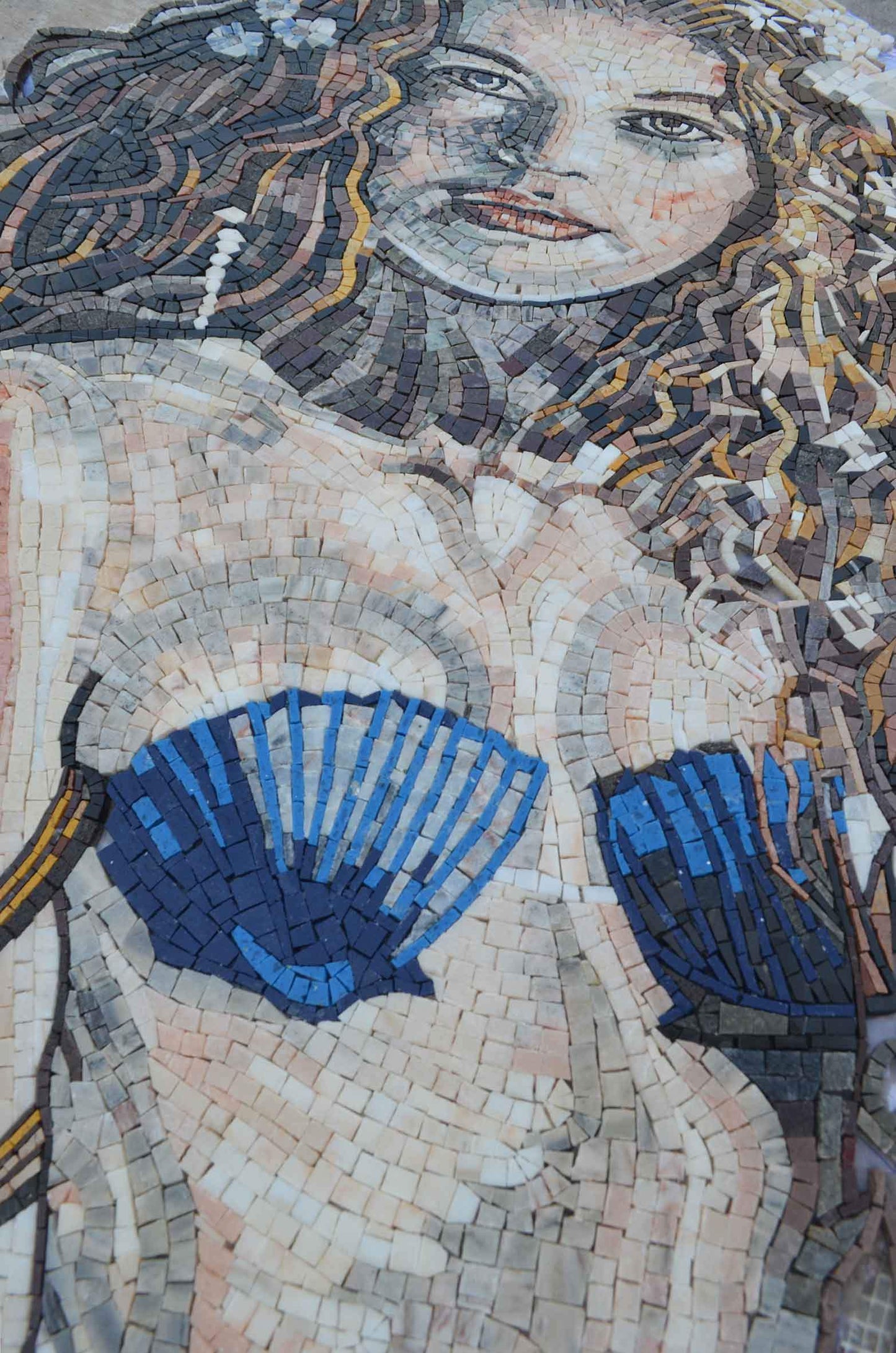 Mermaid Full Portrait Mosaic