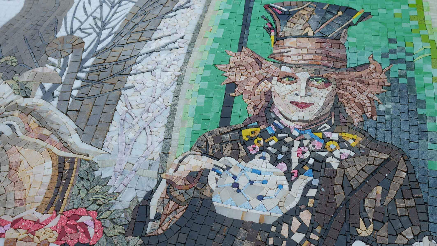 Alice in Wonderland - Tea Party Mosaic