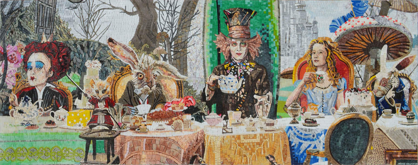 Alice in Wonderland - Tea Party Mosaic