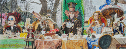 Alice in Wonderland - Tea Party Mosaic