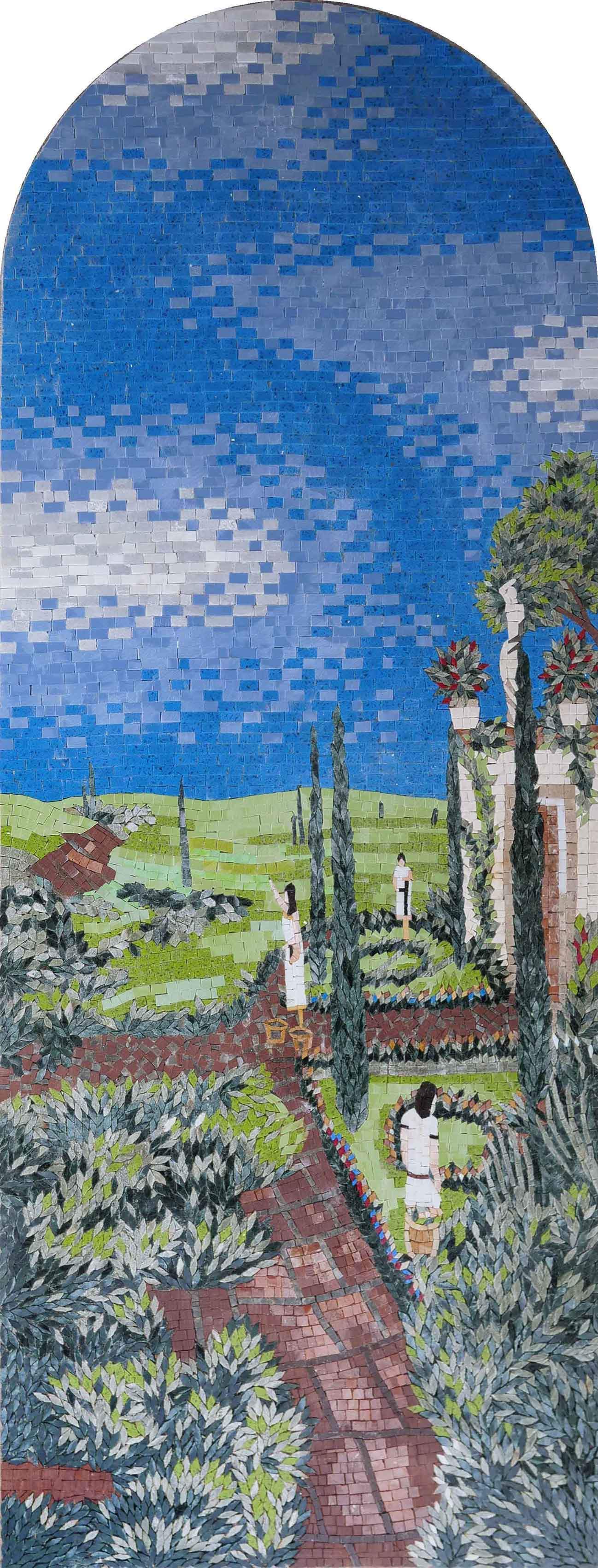 Garden Scenery - Mosaic Art
