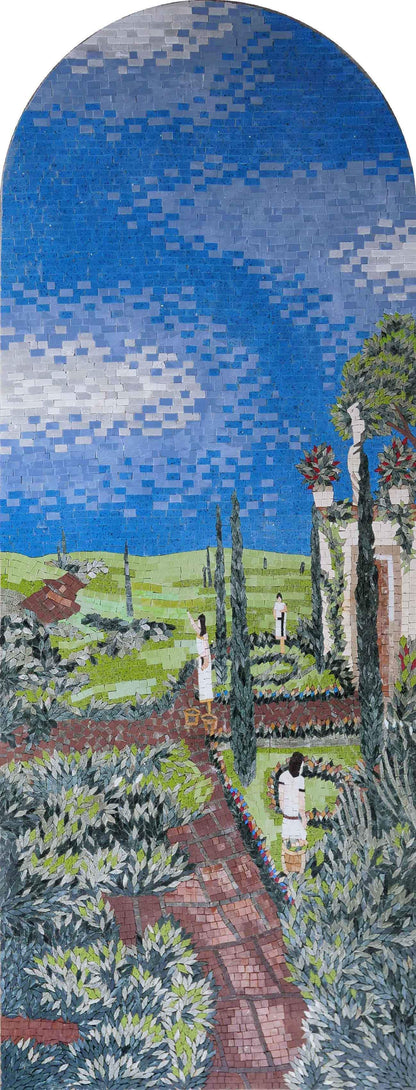 Garden Scenery - Mosaic Art