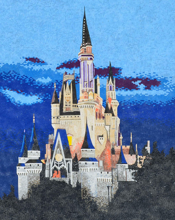 Cinderella Castle - Disneyland Mosaic