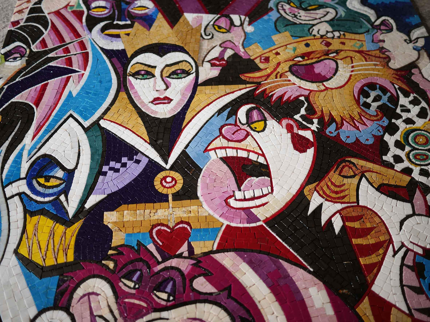 Cartoon Villains - Mosaic Art