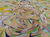 Mother with a Child Mosaic Reproduction