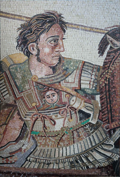 Alexander the Great Mosaic Art Reproduction