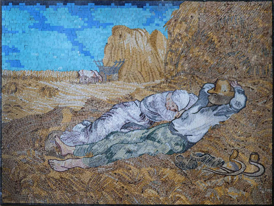 The Siesta Reproduction - Mosaic Art