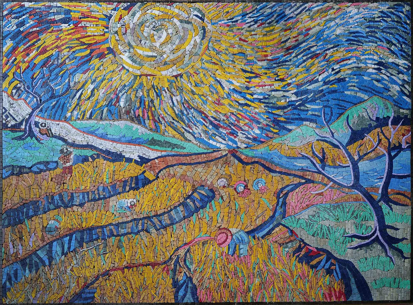 Mosaic Art Reproduction - Vincent Van Gogh Inspired