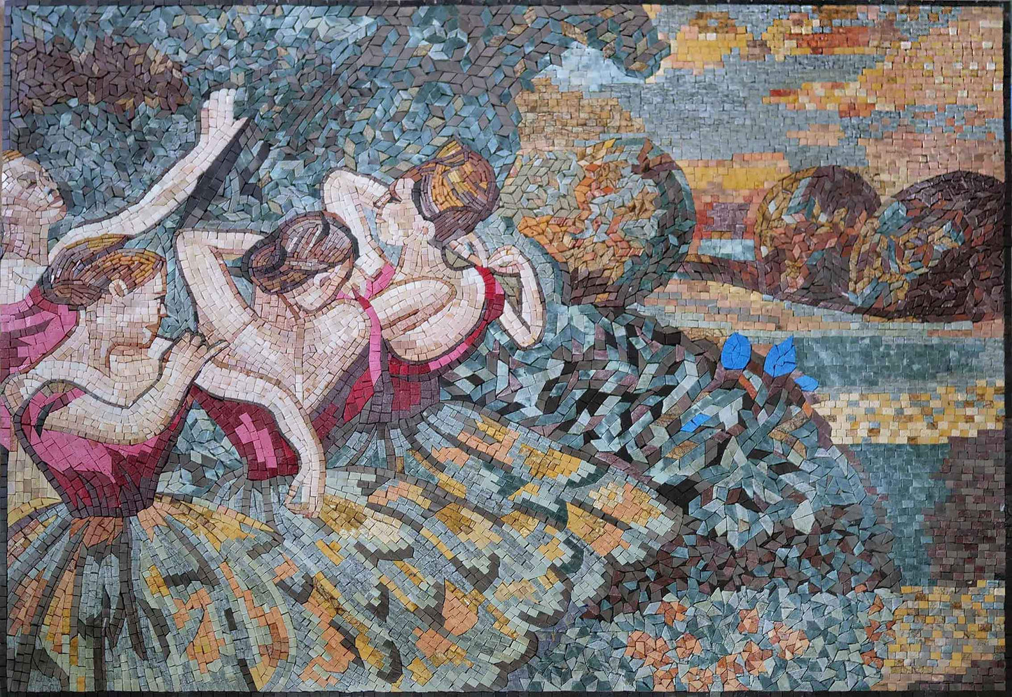 Four Dancers Mosaic Reproduction