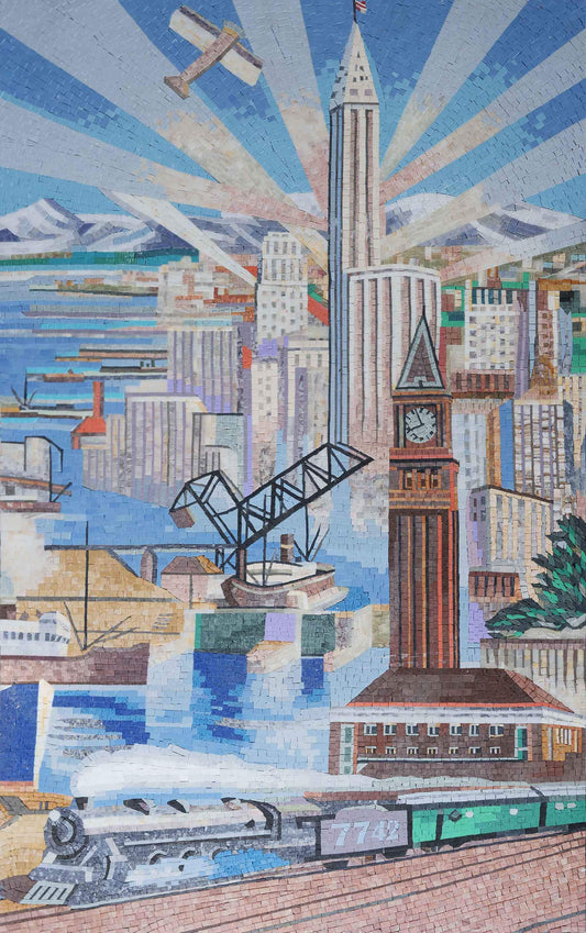 Marble Mosaic Design - Urban Noise