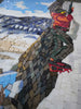 Mosaic Artwork - Climbing Mountains