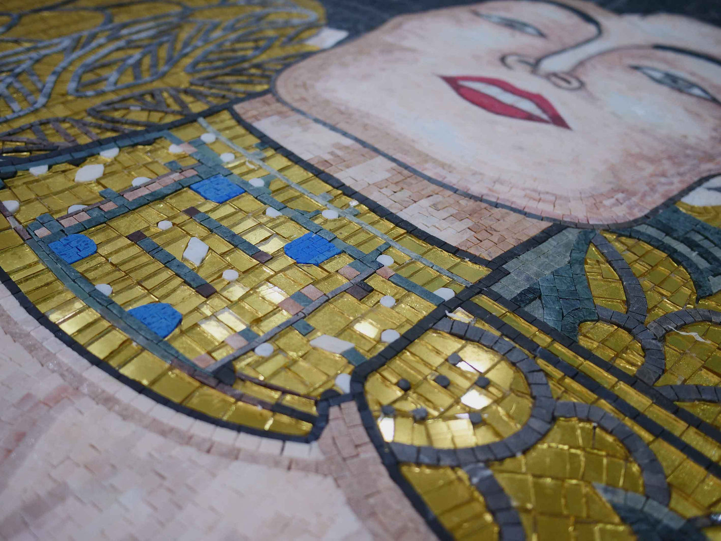 Mosaic Artwork - "Judith" by Gustav Klimt