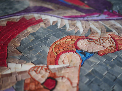 Mosaic Wall Art - Hercules & The Dragon