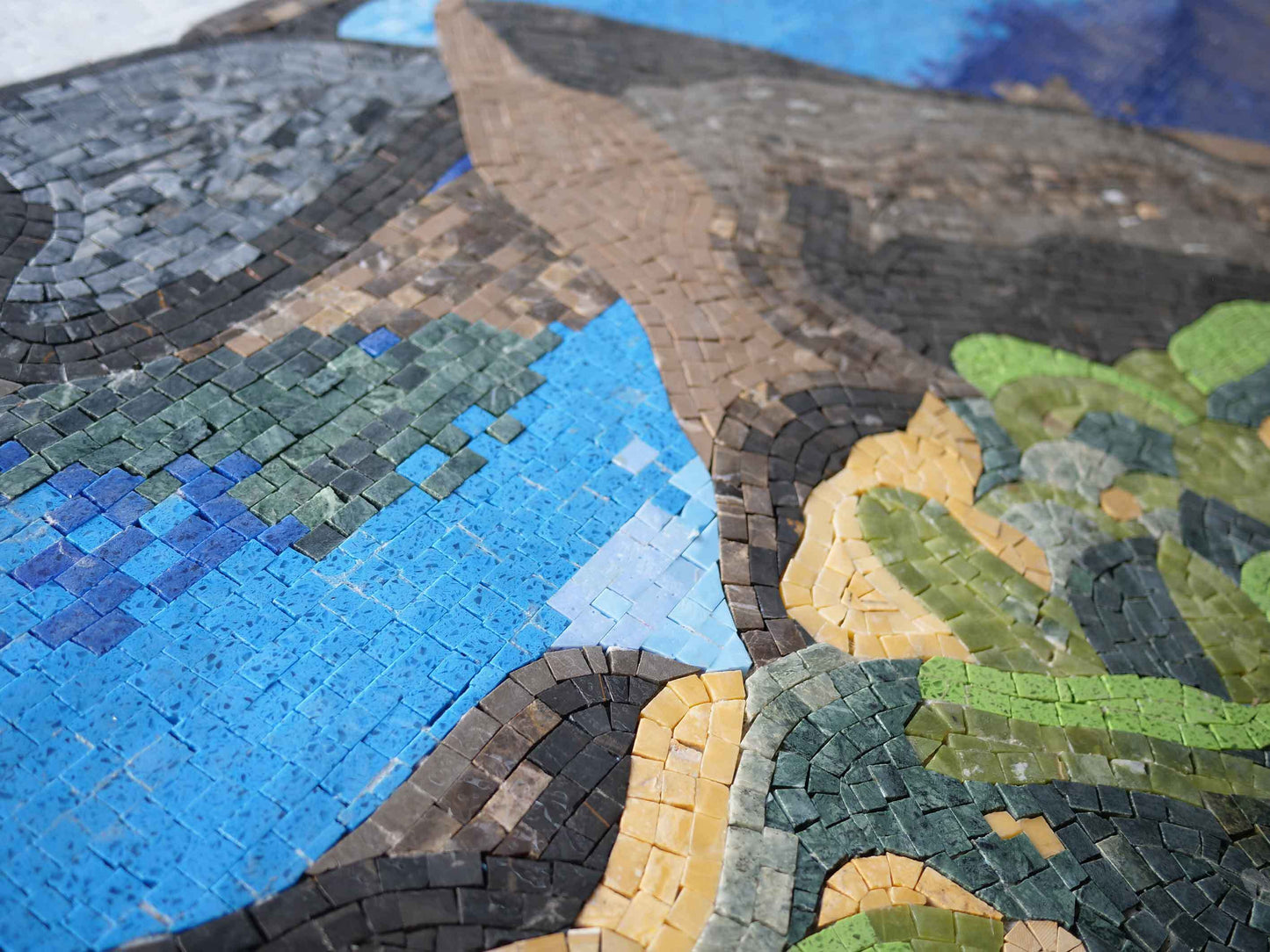Landscape Mosaic Art - Islands In The Sea