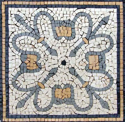 Stone Wall Art - Water Garden Mosaic