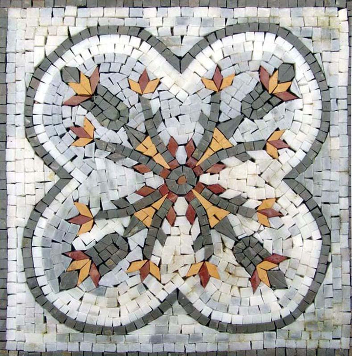 Honeysuckle Geometric Pattern Mosaic