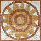 Mosaic Patterns - Ochre Sunflower