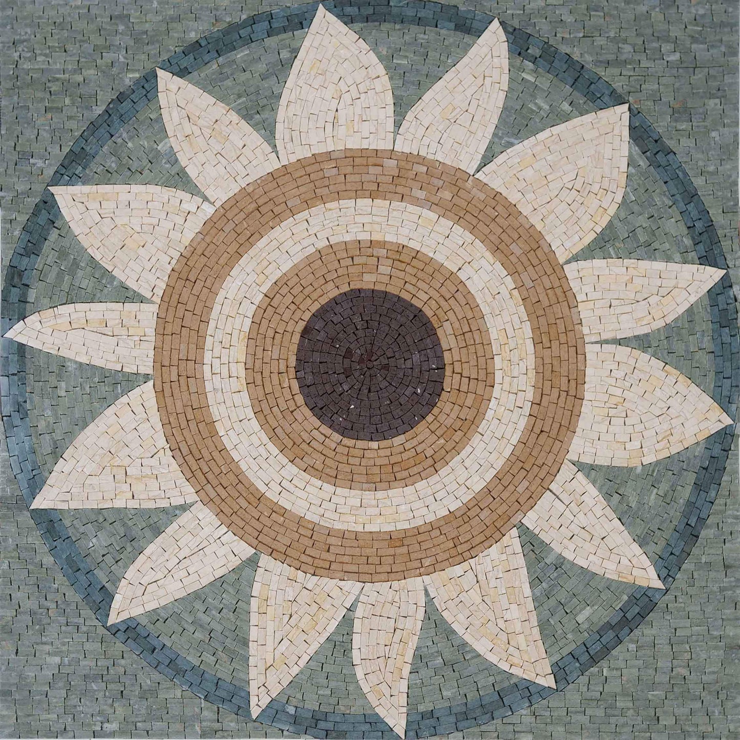 Mosaic Patterns - Ochre Sunflower II