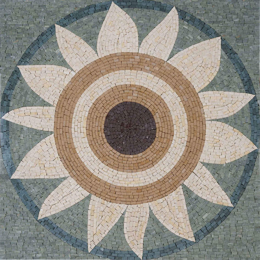 Mosaic Patterns - Ochre Sunflower II