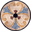 Mosaic Artwork - Romantic Rosebay
