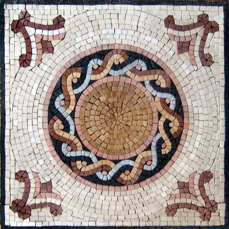 Marble Square - Fanciful Facade Mosaic