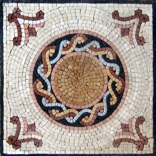 Marble Square - Fanciful Facade Mosaic