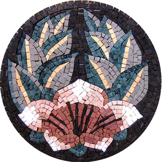 Mosaic Art - Floral Stone