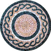 Hand-cut Marble - Aphrodites Wreath Mosaic