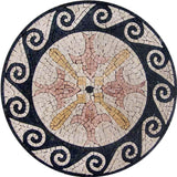 Roman Mosaic Artwork - Seaside Summer