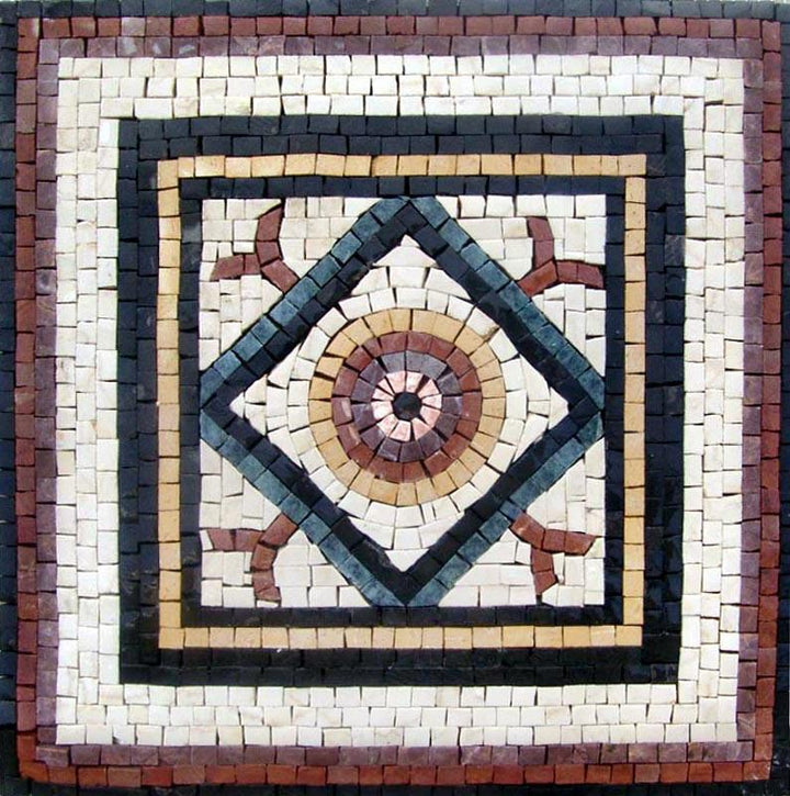 Geometric Stone Mosaic - Kusadasi