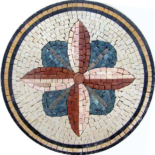 Geometric Pink Jasmine Mosaic