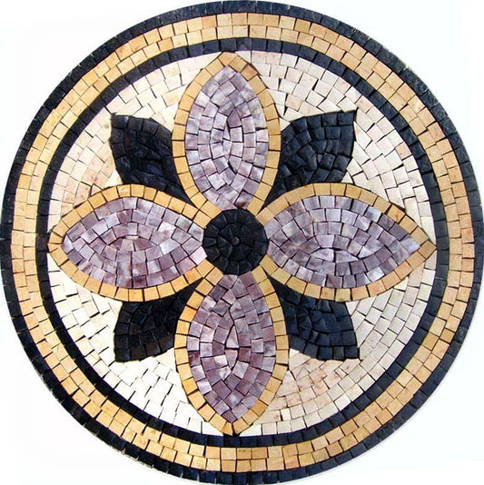 Mosaic Medallion - Purple Con