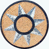 Sun Mosaic Accent Medallion - Aditi