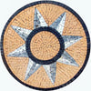 Sun Mosaic Accent Medallion - Aditi