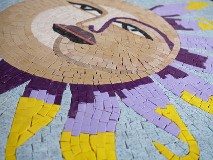 Mosaic Medallion - Half Sun