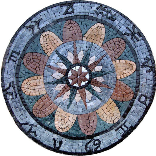 Stone Mosaic Artwork - Zodiac