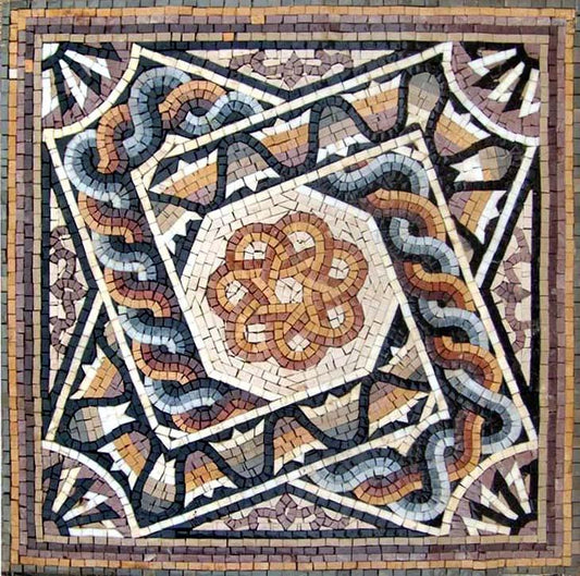Multi-colored Mosaic Art - Pompeii