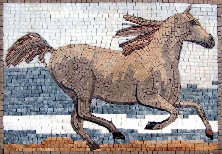 Horse - Marble Mosaics